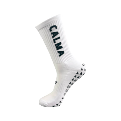 Grip Sock - White (v2) - Football + Soccer