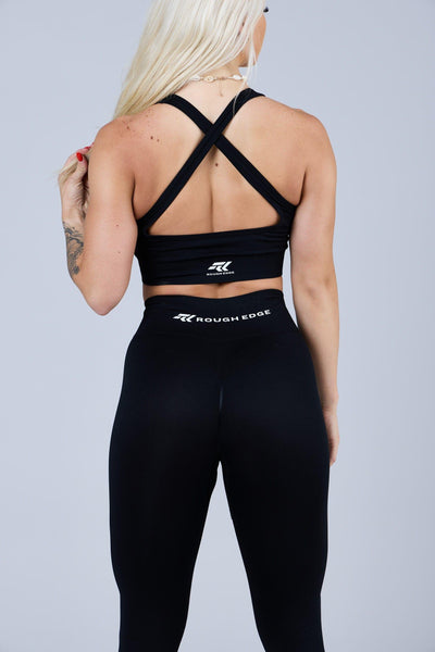 Womens Wrinkle© Sports Leggings Dark Angel